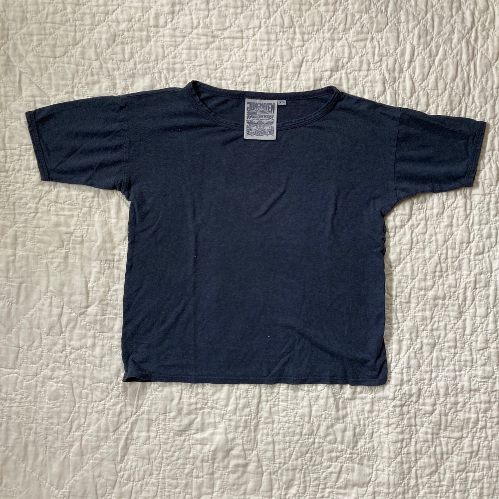 Jungmaven navy tee - XS
